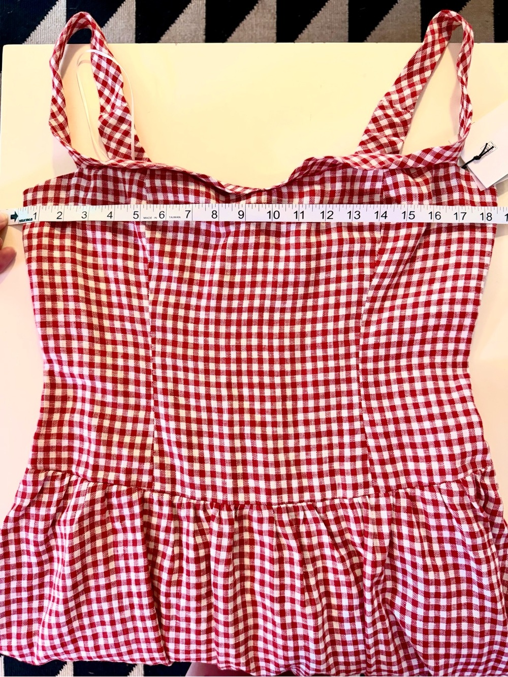 Reformation Red Gingham Sundress - Picture 7 of 9